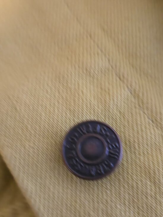 Authentic Vintage Banana Yellow LEE Levy Strauss Jean Jacket & Matching Jeans - Picture 12 of 16